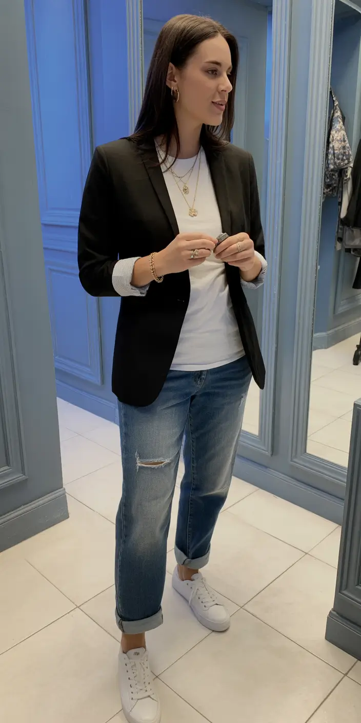 spring mom outfits Relaxed Tailoring With an Everyday Edge