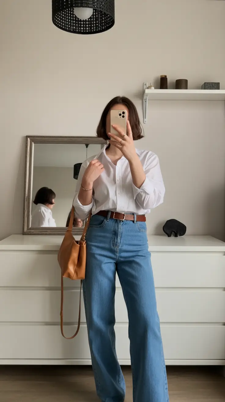 Spring Office Outfits Everyday Denim Done the Elegant Way