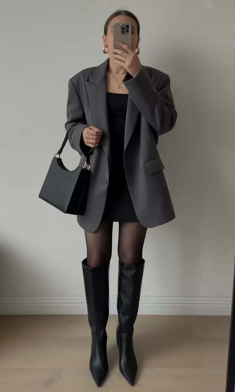 Spring Office Outfits Structured Layers With a Bold Urban Mood