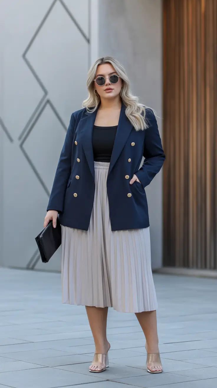 Spring Outfits for Women Over 30 Semi Formal Blazer Look