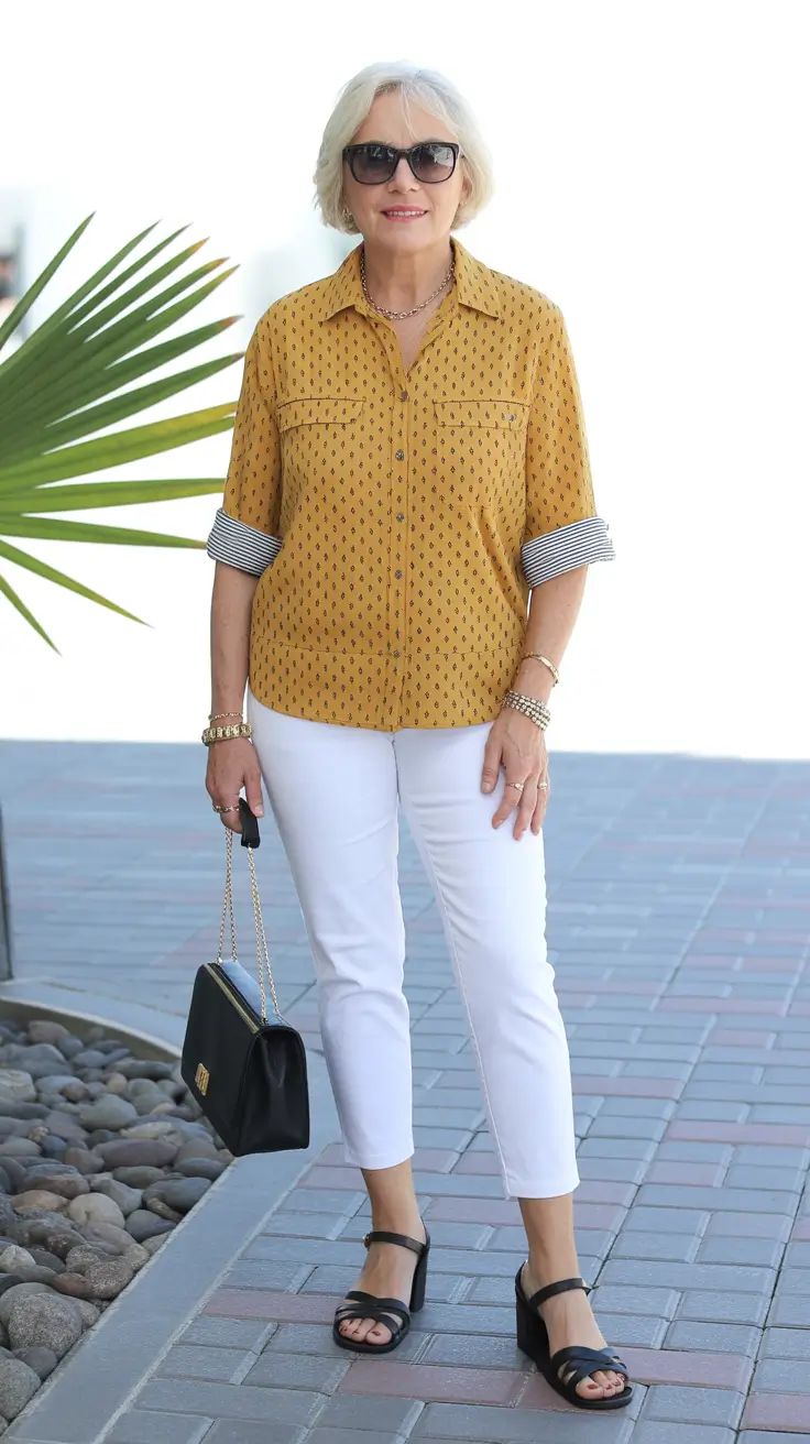 Spring Outfits for Women Over 60 Light Prints and Polished Ease