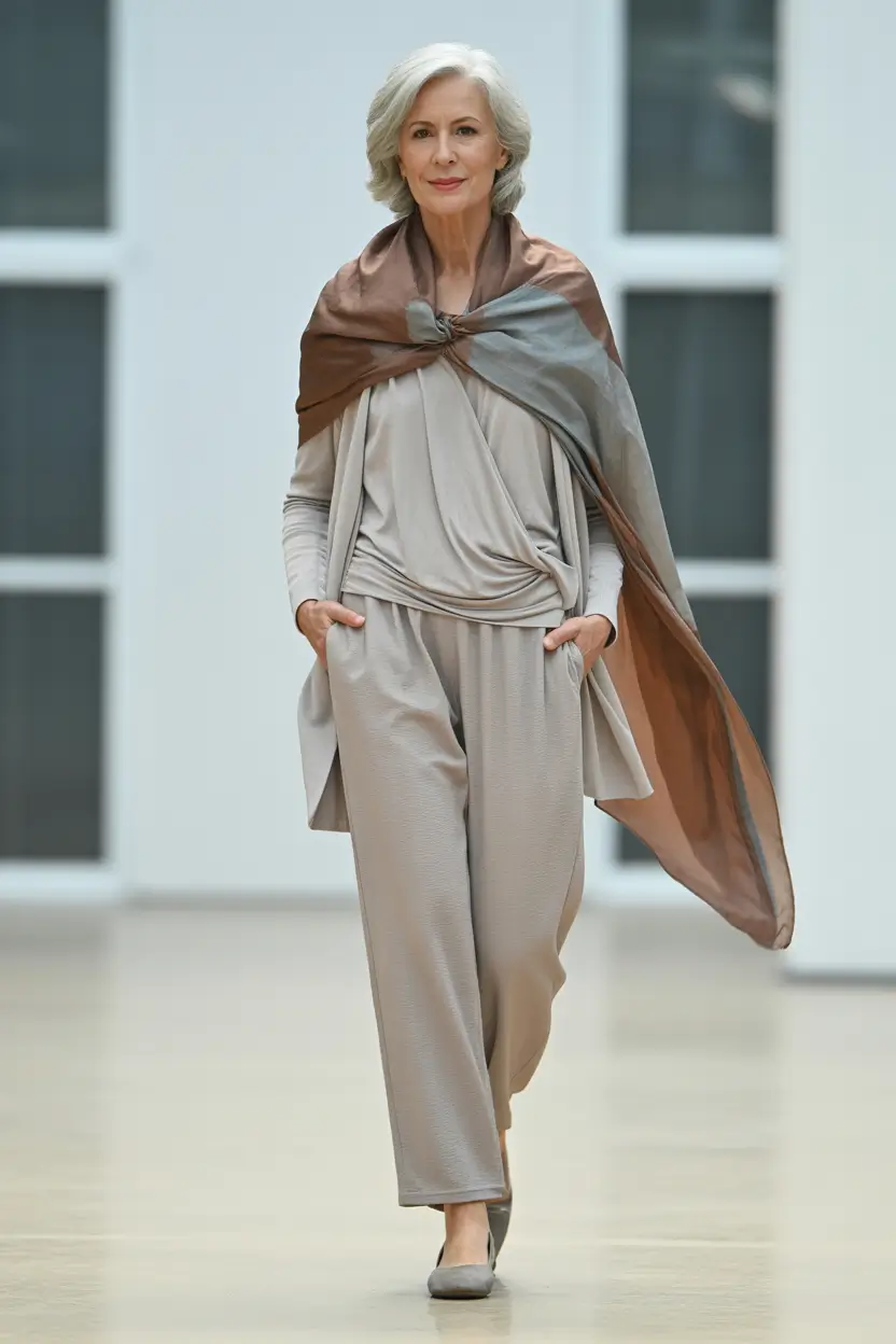 Spring Outfits for Women Over 60 Soft Draping for Quietly Powerful Moments