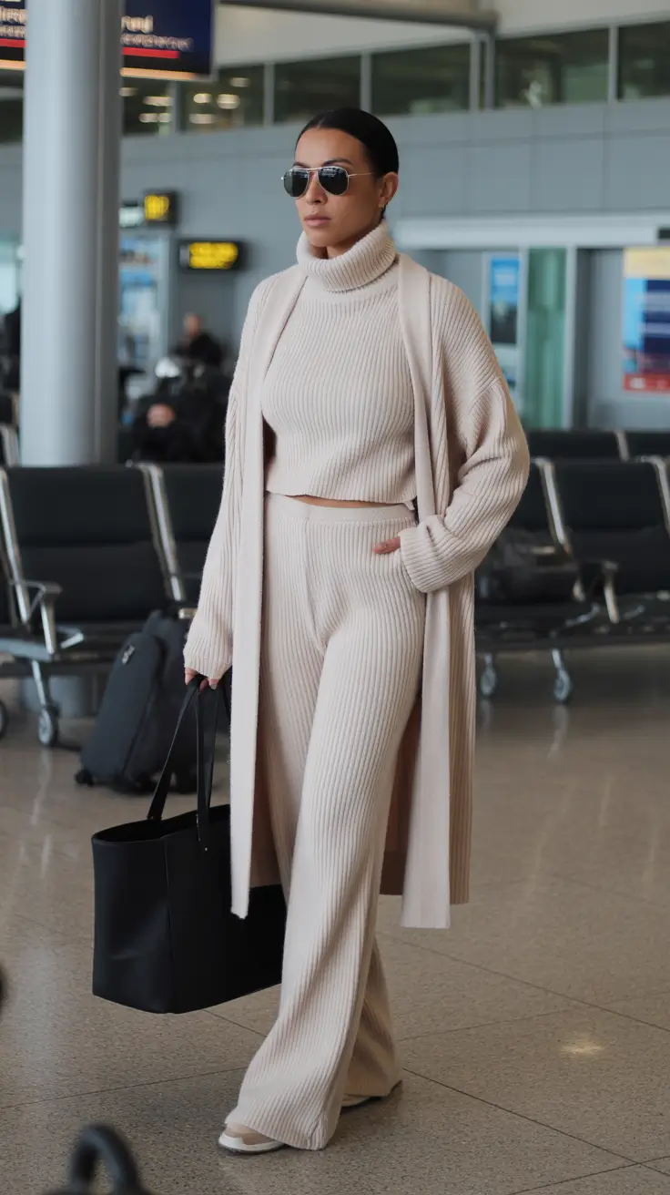 Spring travel outfits Elevated Knit Sets for Calm, Confident Departures