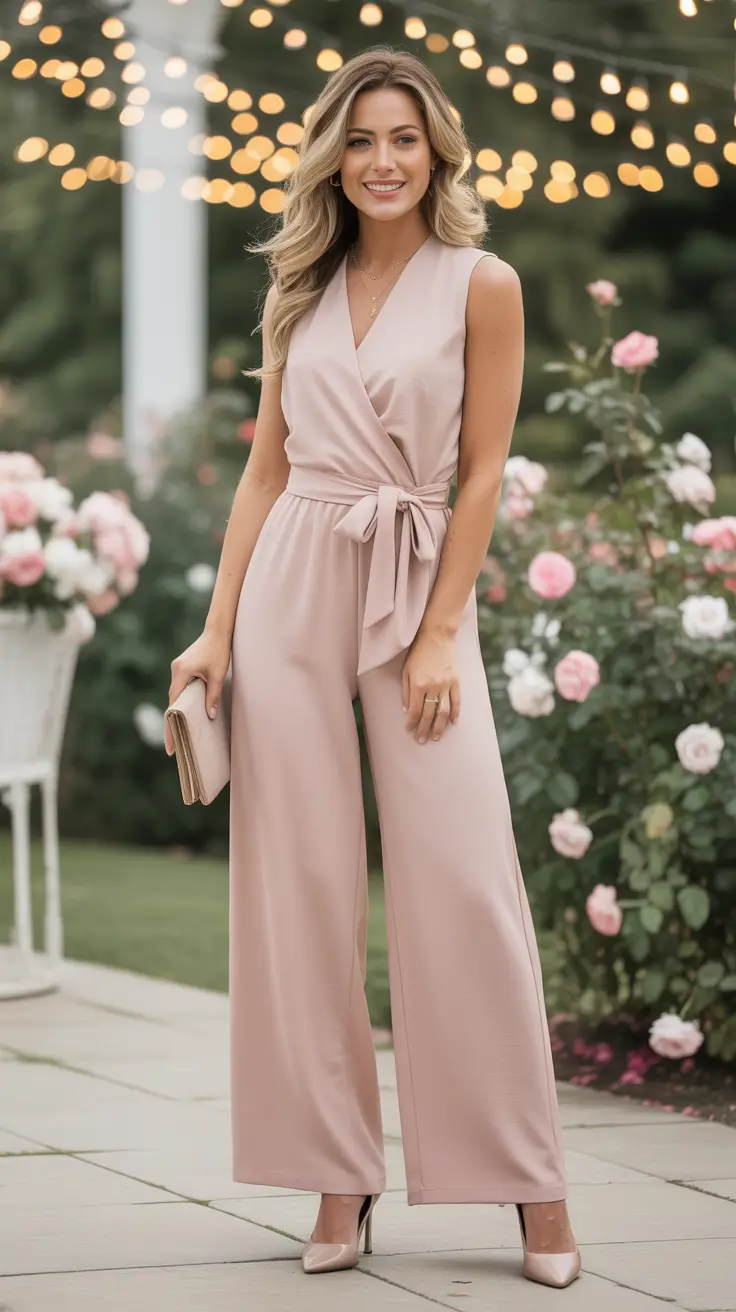 spring wedding outfit Blush Tailoring That Feels Effortless