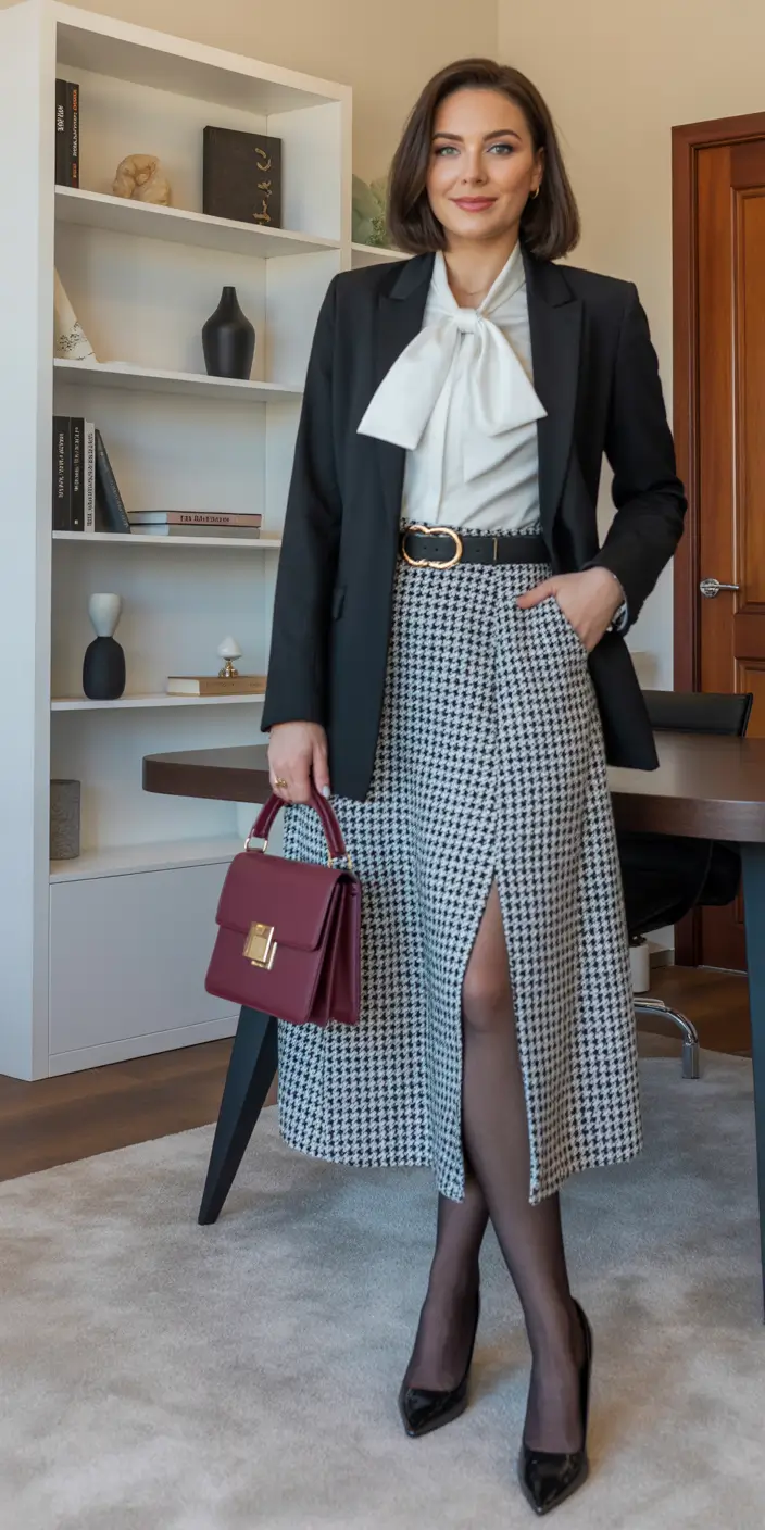 Spring Workwear Classic Power Dressing With Soft Elegance