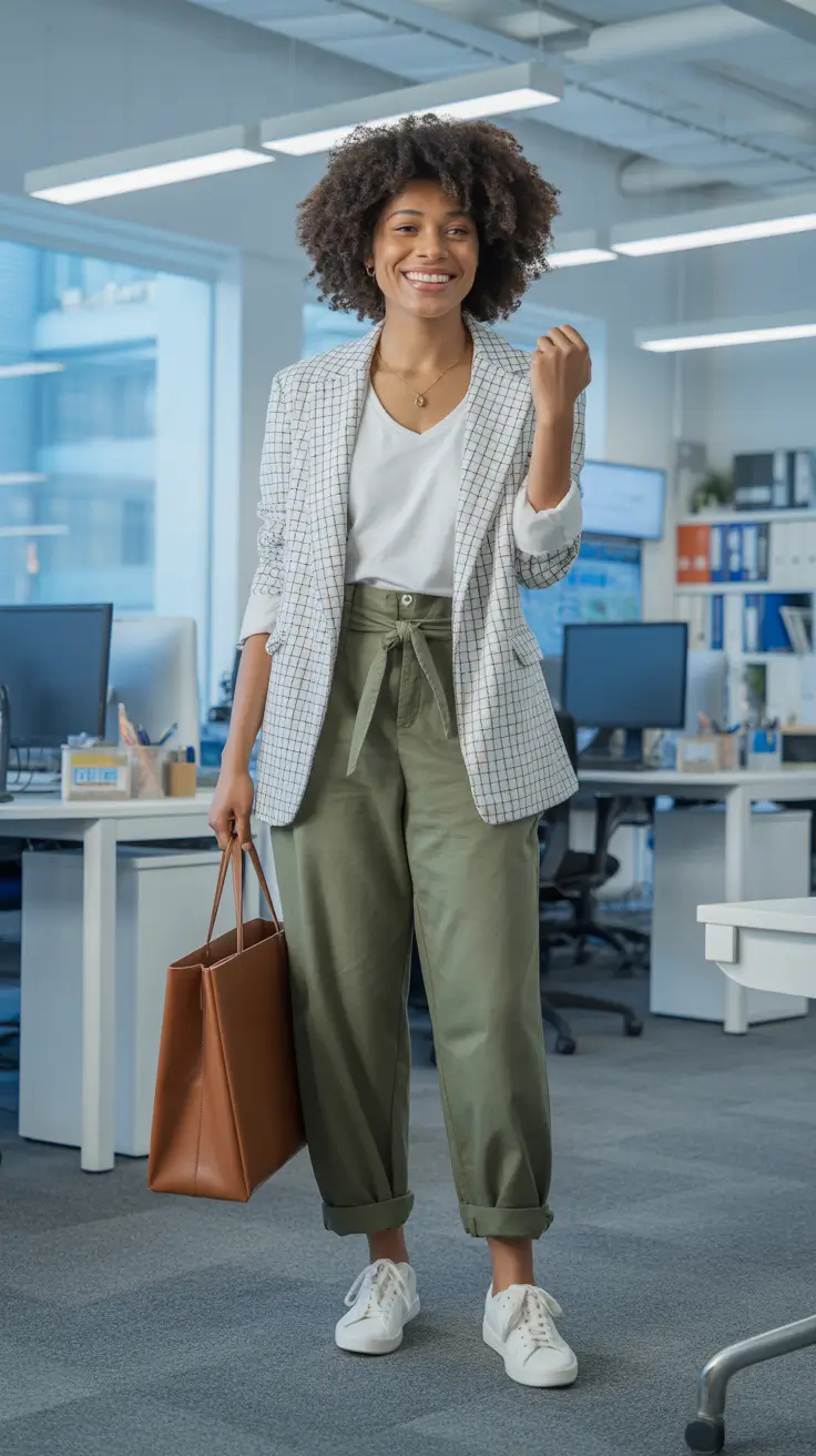 Spring Workwear Casual Confidence With a Spring Office Ease