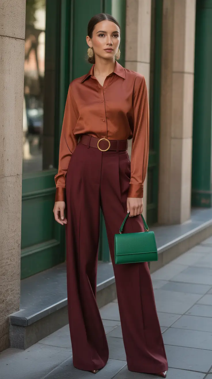 Spring Workwear Warm Color Blocking for Confident Workdays