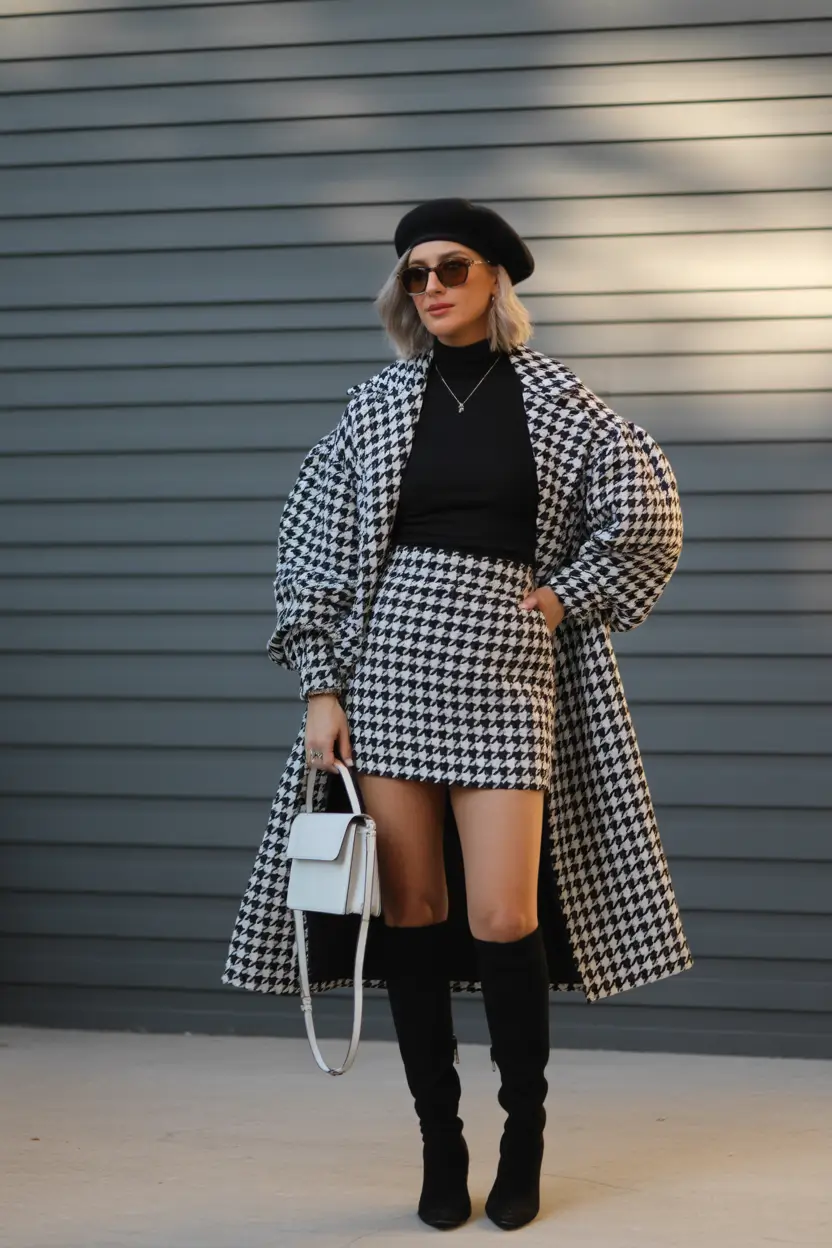 February outfits Graphic Classics With a Parisian Twist