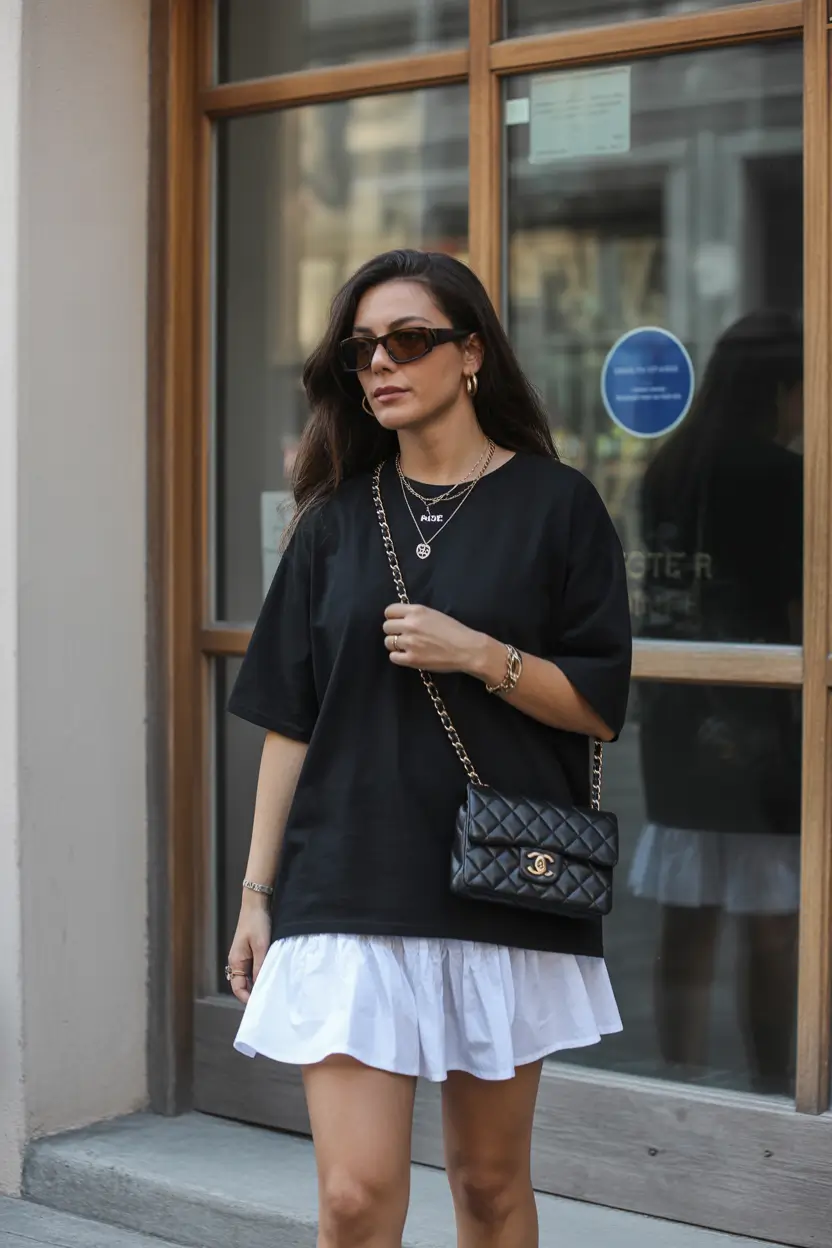 spring skirt outfits Relaxed Volume Meets City Ease