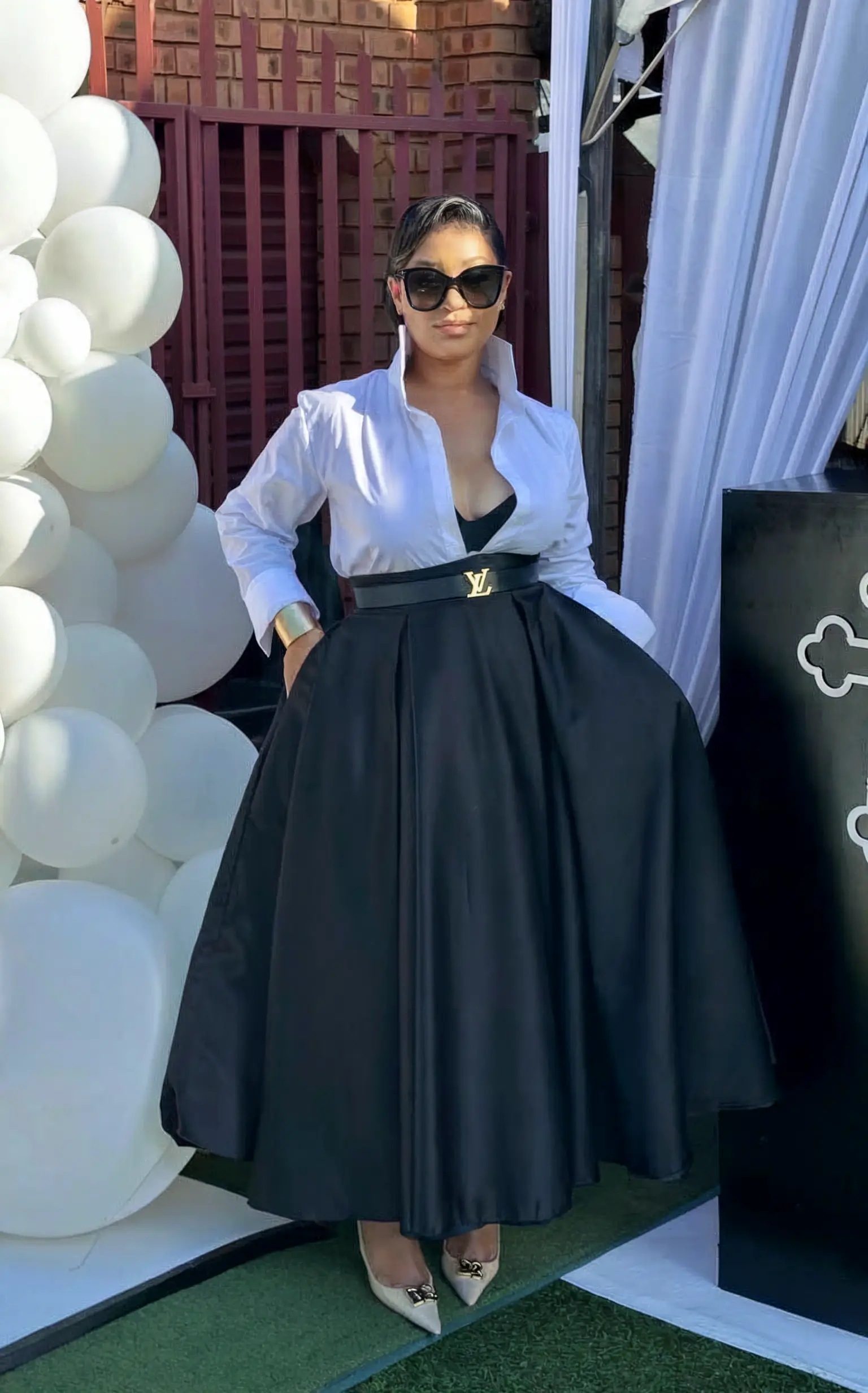 spring skirt outfits Statement Skirt With Sculptural Elegance