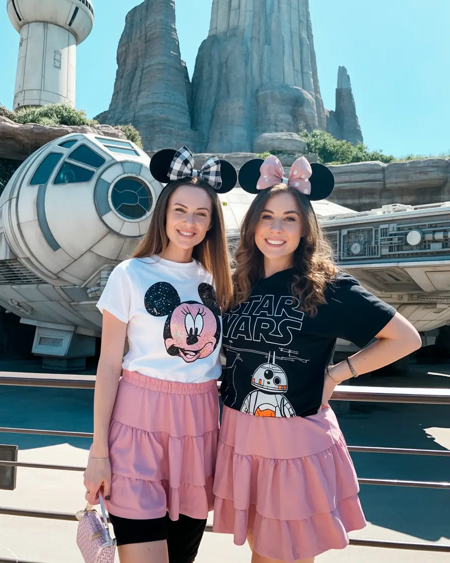 spring disneyland outfits Coordinated Friends Looks With Subtle Character Nods