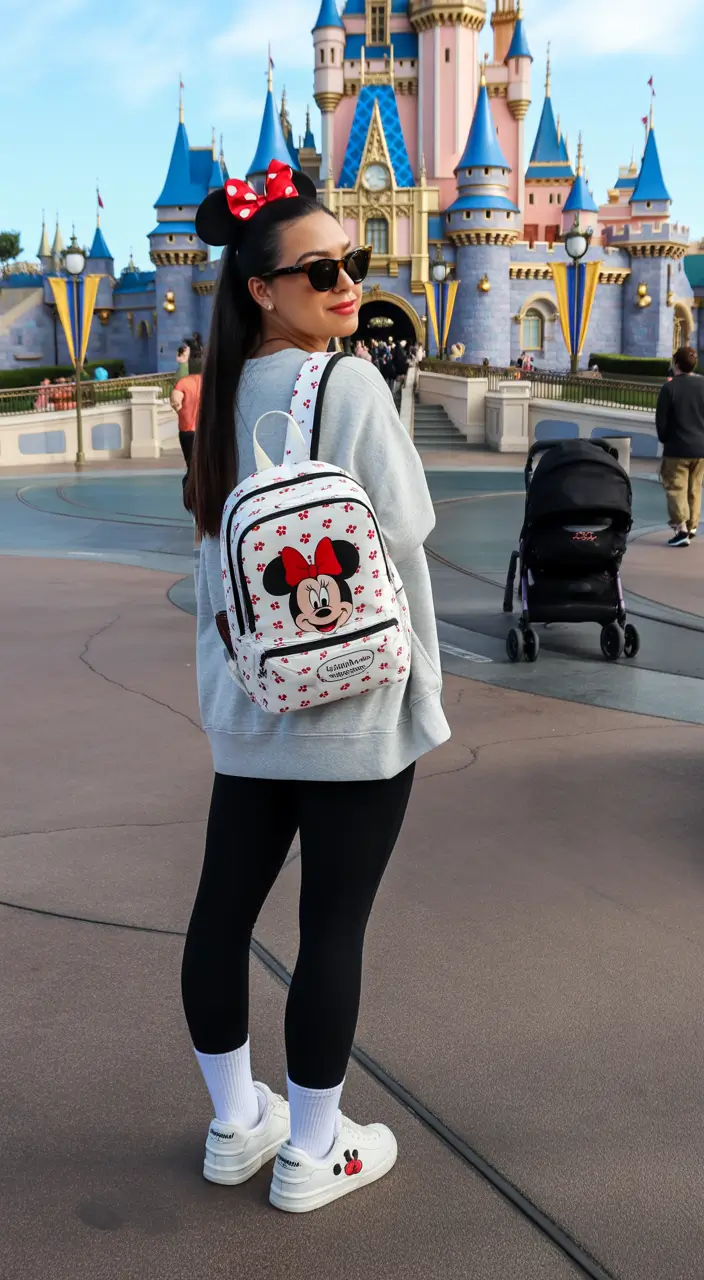 spring disneyland outfits Sporty Layers With Minnie Energy