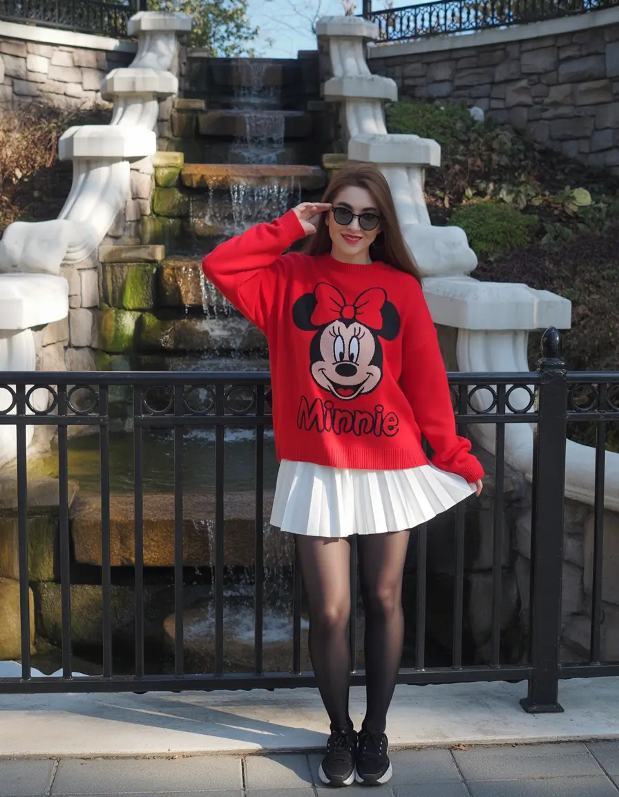 spring disneyland outfits Classic Red With a Preppy Disney Twist
