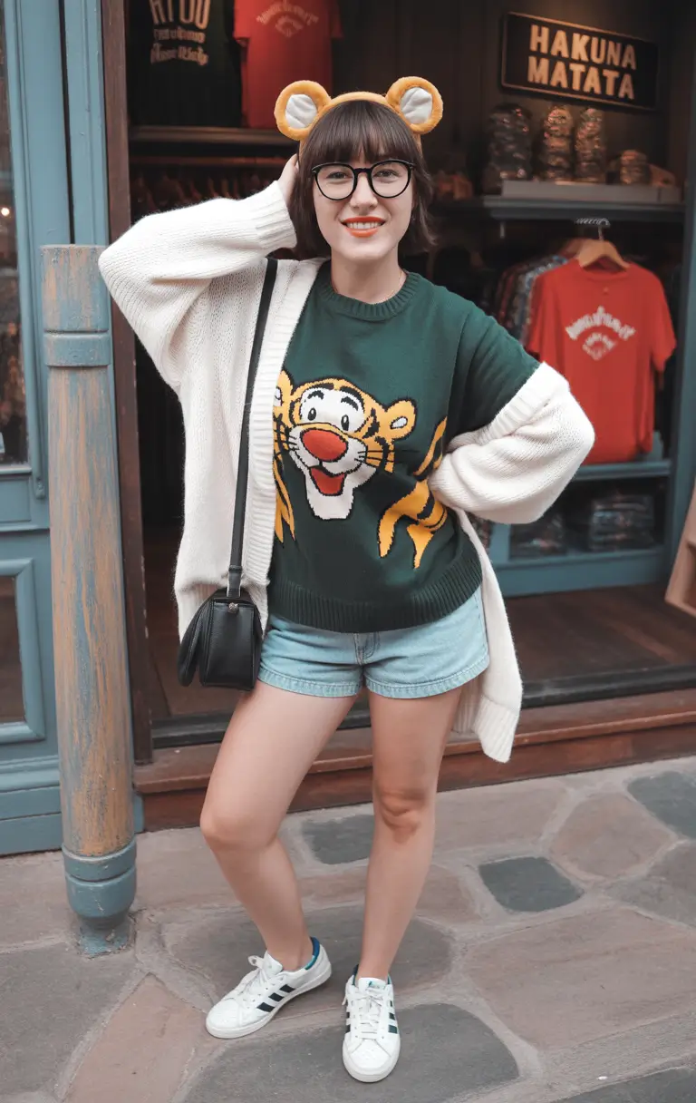 spring disneyland outfits Playful Layers With a Cozy Vintage Feel
