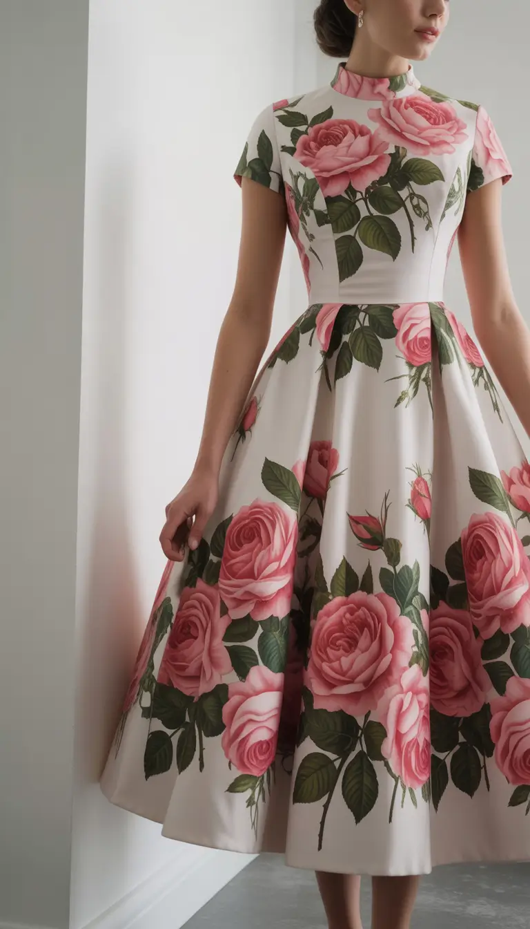spring birthday outfit Romantic Florals With a Refined Silhouette