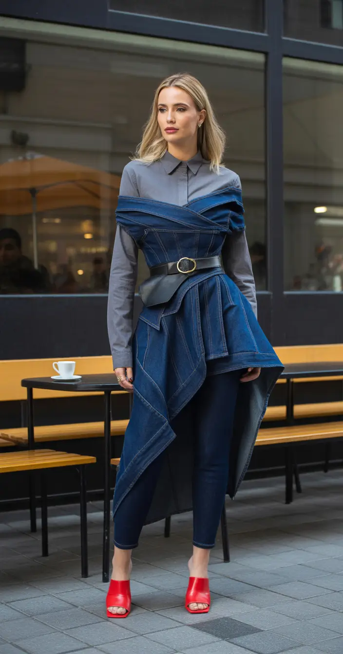 spring birthday outfit Denim Architecture for a Fashion-Forward Birthday