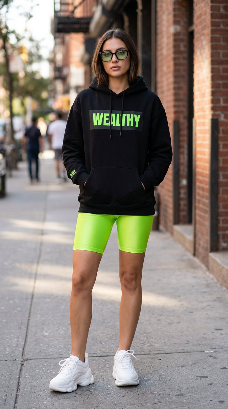 casual biker shorts outfits summer for women 2026 - Style Inspiration casual biker shorts outfits summer for women 2026 outfit idea - fashion styling inspiration