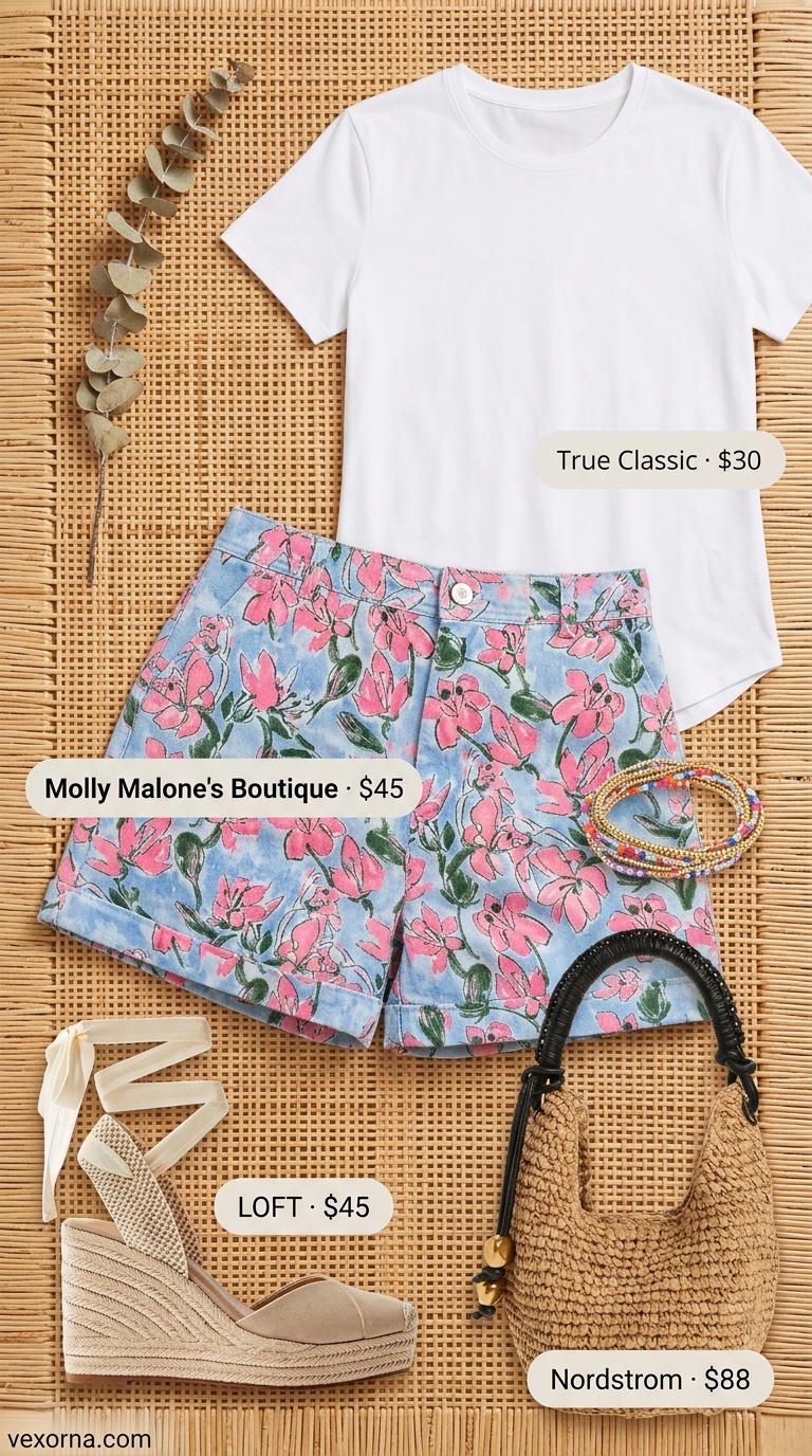 cut off summer denim shorts for women 2026 outfit idea - fashion styling inspiration