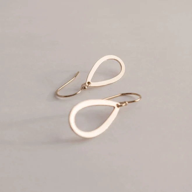 accessory 14K Gold Filled Teardrop Earrings Etsy - EverySpareMoment $24.99