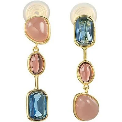 accessory 14K Gold Geometric Asymmetric Drop Earrings Target $41.99