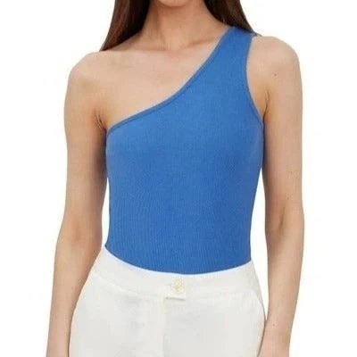 top 4th & Reckless Charla One-Shoulder Ribbed Bodysuit Poshmark $16