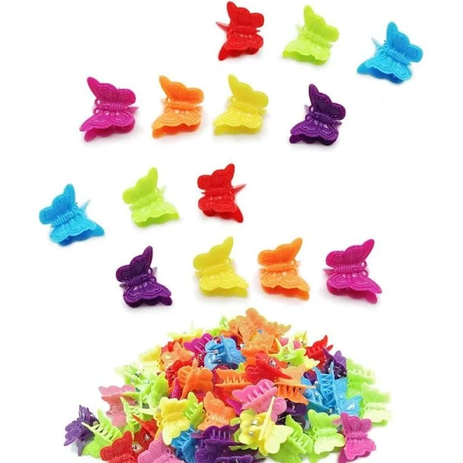 accessory 50 Pack Butterfly Hair Clips eBay - yitaiai $4.78