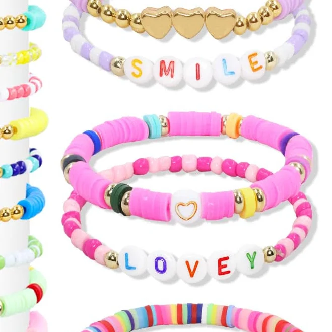 accessory 60 Pcs Stackable Elastic Friendship Bracelets Sears - FastMedia $29.1