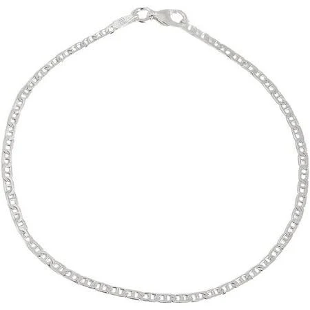 accessory 925 Sterling Silver Dainty Chain Bracelet Walmart - Pori Jewelers $15.99