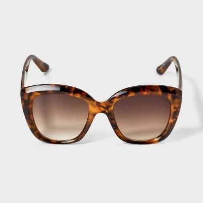 accessory A New Day Women's Oversized Cateye Metal Sunglasses Target $18