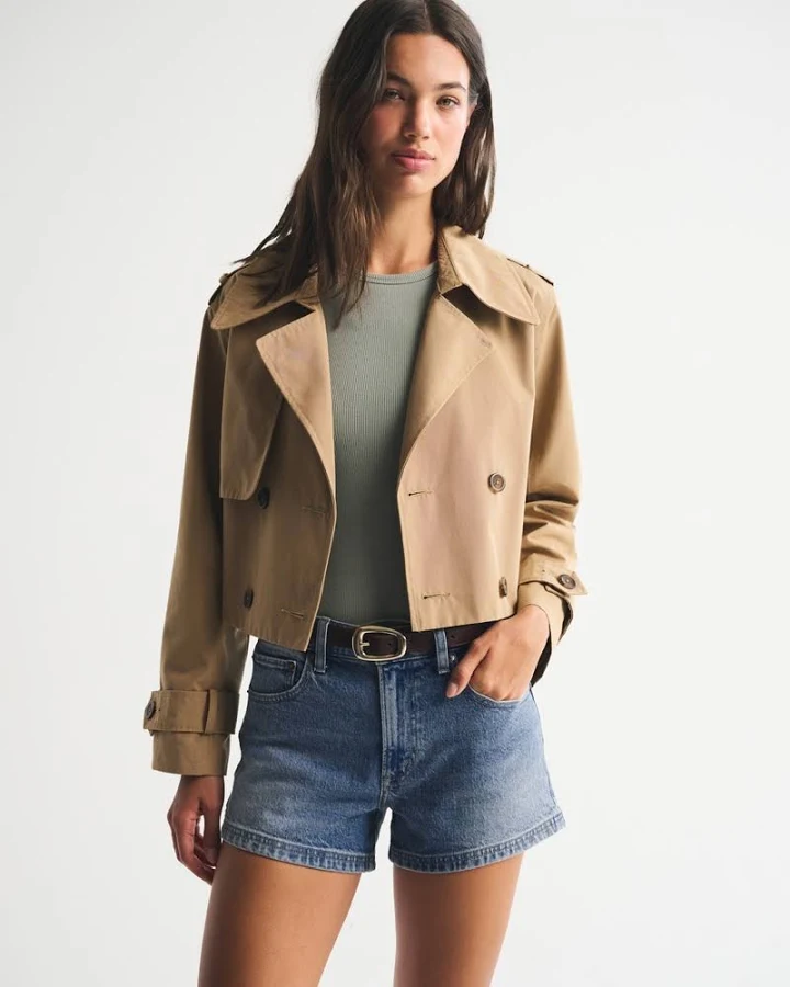 shorts Abercrombie & Fitch Women's High Rise 90s Cutoff Shorts Abercrombie & Fitch $65