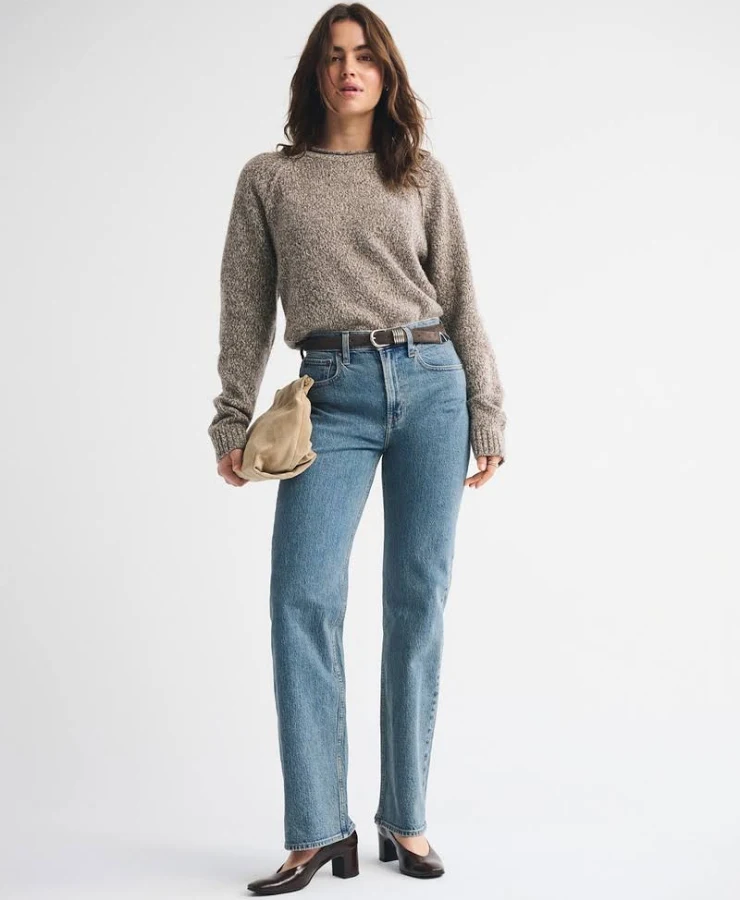 jeans Abercrombie & Fitch Women's High Rise 90s Relaxed Jean Abercrombie & Fitch $90