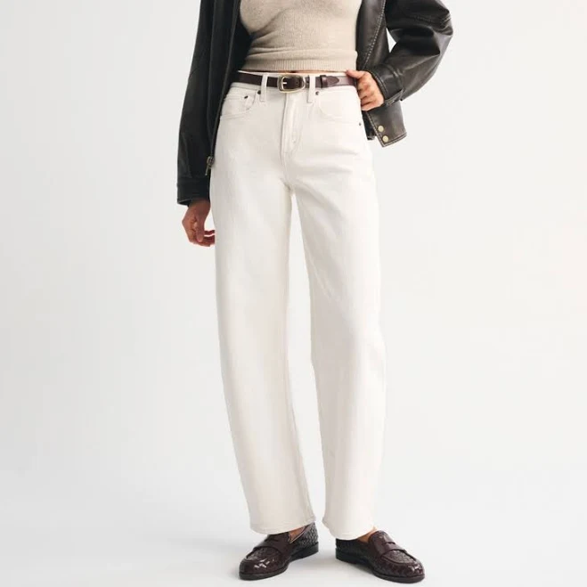 jeans Abercrombie & Fitch Women's High Rise Barrel Jean Abercrombie & Fitch $90