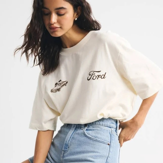 shorts Abercrombie & Fitch Women's High Rise Dad Short Abercrombie & Fitch $70