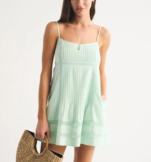 sundress Abercrombie & Fitch Women's Scoopneck Flowy Mini Dress Abercrombie & Fitch $110