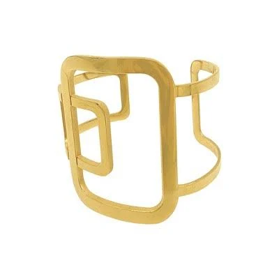 accessory Adornia 14K Gold-Plated Sculptural Cuff Bracelet Target $49.97