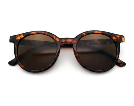 accessory Adult SA106 Retro Hipster Fashion Horn Rim Round Circle Len Plastic Sunglasses Walmart - SA106 $13.95