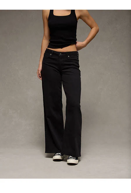 wide leg pants AE Dreamy Drape Stretch Low-Rise Ultra Wide-Leg Pants American Eagle Outfitters $41.96