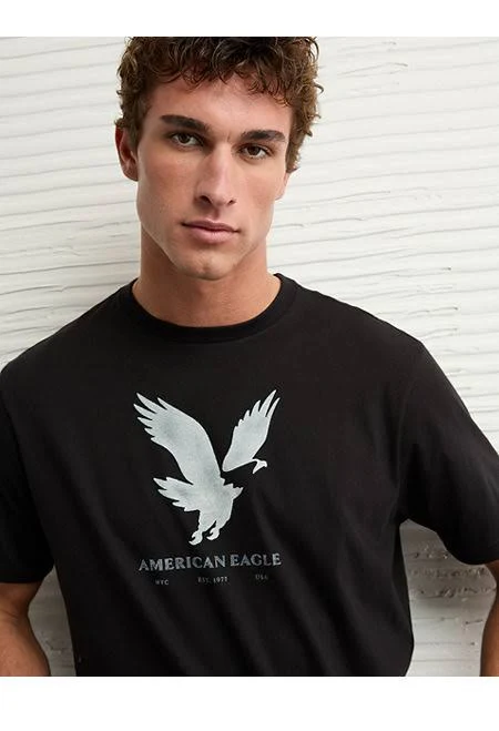 top AE Men's Lightweight Icon Graphic T-Shirt American Eagle Outfitters $7.18