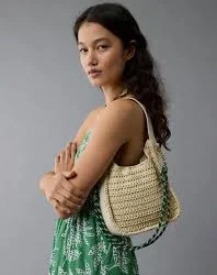 bag AE Mini Raffia Tote Bag ae.com $13.98