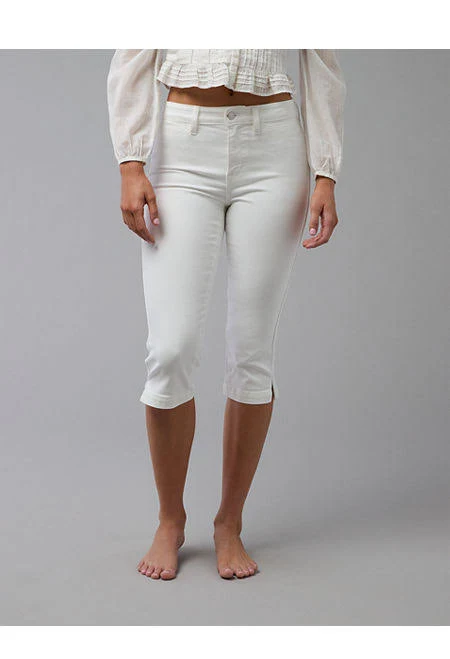 pants AE Next Level High-Waisted Capri Jeans American Eagle Outfitters $24.99