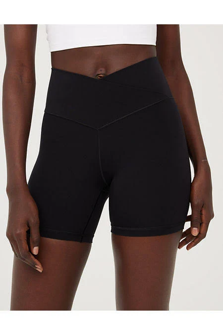 leggings Aerie Real Me Crossover High Waisted Bike Shorts Aerie $24.46