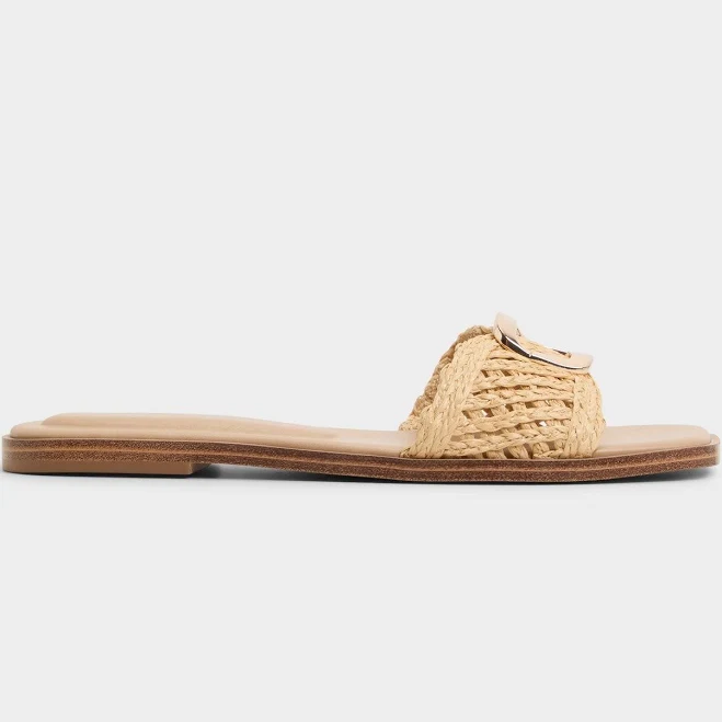 shoes Aldo Tidella Slide Sandals in Natural, 8.5 ALDO Shoes $39.97