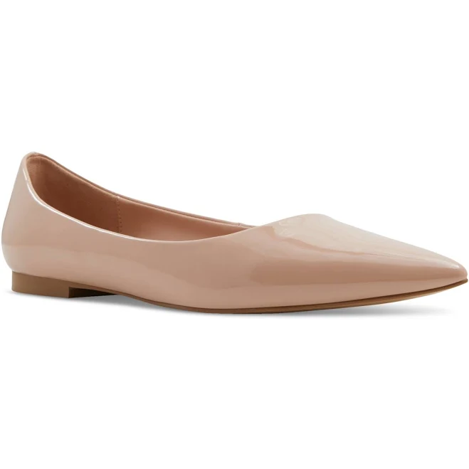 shoes ALDO Women's Stessy Pointed-Toe Patent Ballet Flats Macy's $60