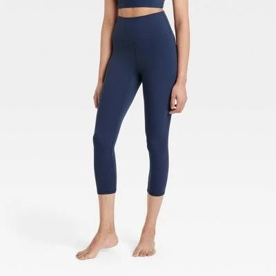 leggings All in Motion Women's Everyday Soft Ultra High-Rise Capri Leggings Target $25
