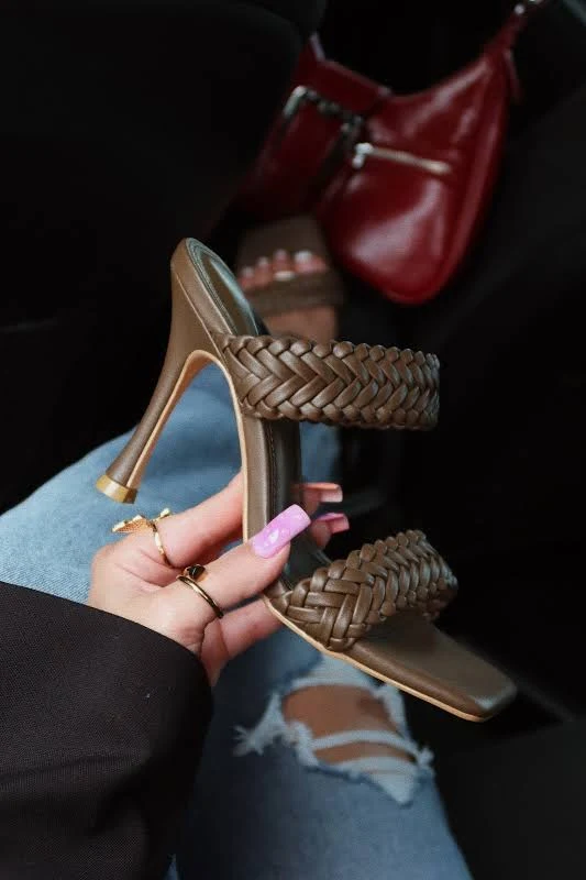 shoes Allona Braided Strap Mules Miss Lola $19.99