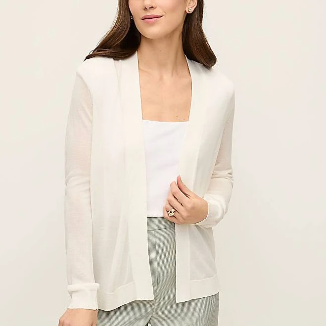 outerwear Ann Taylor Women's Lightweight Open Cardigan Ann Taylor $41.7