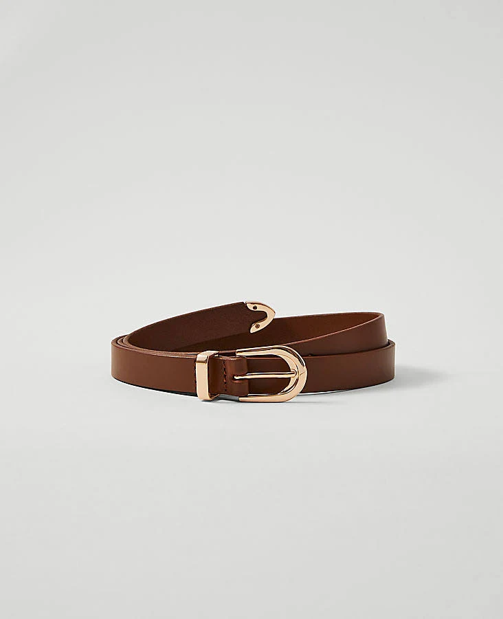 accessory Ann Taylor Women's Skinny Leather Belt Ann Taylor $59.5