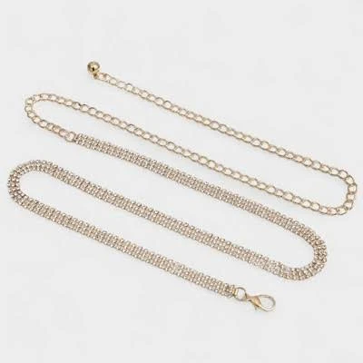 accessory Anna-Kaci Women's Rhinestone Chain Belt Target $14.99