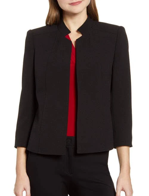 outerwear Anne Klein Crepe Open Front Jacket Nordstrom $139
