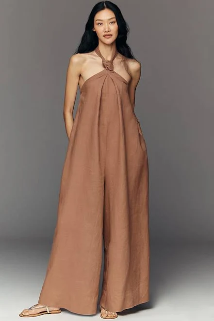 jumpsuit Anthropologie Linen Halter-Neck Jumpsuit Anthropologie $188